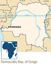 Map of Congo